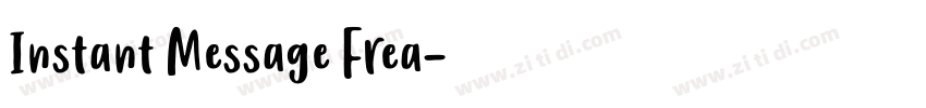Instant Message Frea字体转换